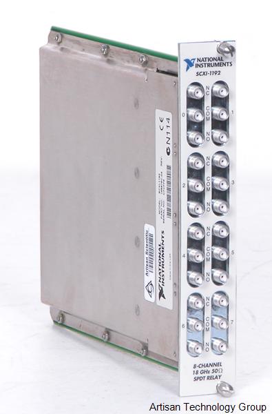 NI SCXI-1192 8-Channel 18 GHz SPDT Relay Module