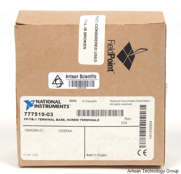 NI FP-TB-3 FieldPoint Terminal Base