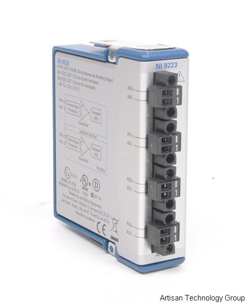 NI 9223 4-Channel 16-Bit Simultaneous Analog Input Module