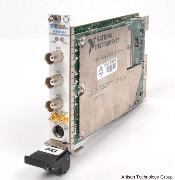 NI PXI-5124 150 MHz 200 MS/s 12-Bit High-Resolution Digitizer (32 MB/Channel)