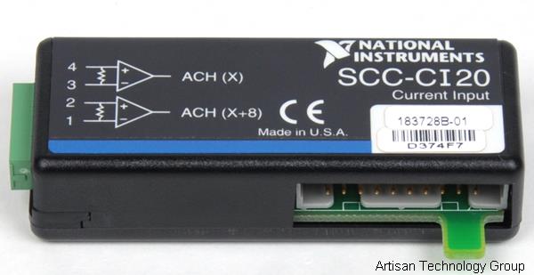 NI SCC-CI20 2-Channel Current Input Module