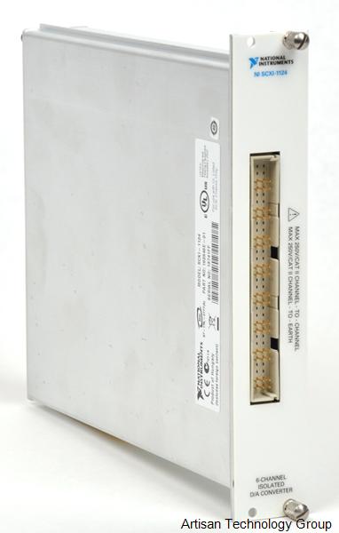 NI SCXI-1124 6-Channel Isolated Digital-to-Analog Converter Module