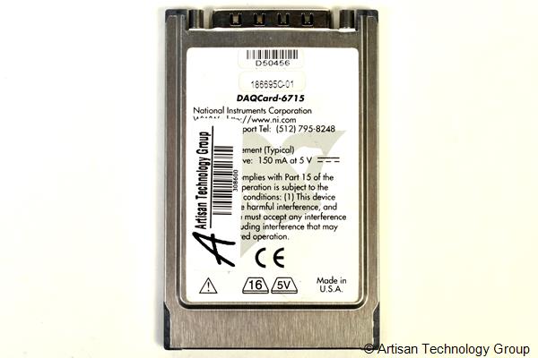 National Instruments Daqcard-6062E Ni Daq Pcmcia 12-Bit I/O Card National Instruments Daqcard-6062E Ni Daq Pcmcia 12-Bit I/O Card