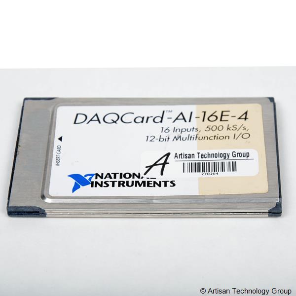 NI DAQCard-AI-16E-4 Data Acquisition Card