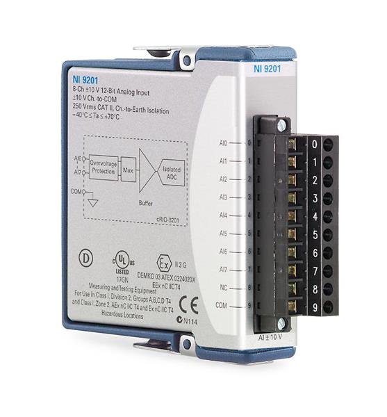 NI 9201 8-Channel, 12-Bit C Series Voltage Input Module
