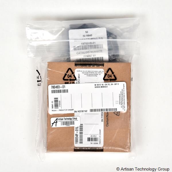 NI 9213 16 TC, High-Density Thermocouple Module (Spring Terminal)