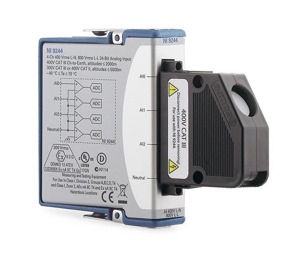 NI 9244 3-Channel C Series Voltage Input Module