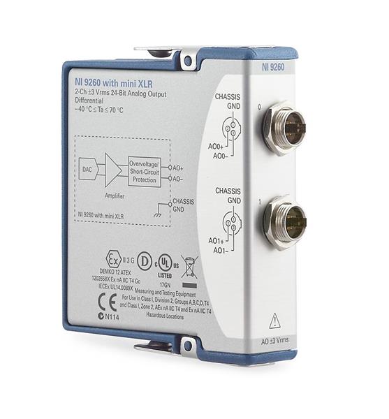 NI 9260 2-Channel C Series Voltage Output Module