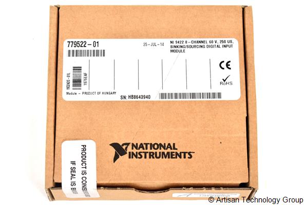 National Instruments NI 9422 24 V to 60 V, 8 Channel (Sinking/Sourcing Input), 250 Microseconds C Series Digital Module