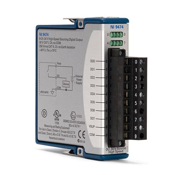 NI 9474 8-Channel C-Series Sourcing Digital Output Module