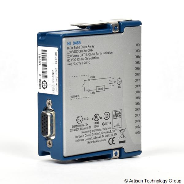 NI 9485 (8-Channel C Series Relay Output Module (No Terminal)) | ArtisanTG™