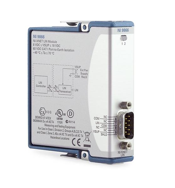 NI 9866 C Series LIN Interface Module