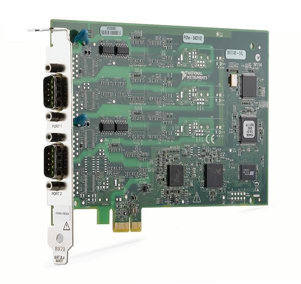 NI PCIe-8431/2 RS485/RS422 2-Channel Serial Interface Card