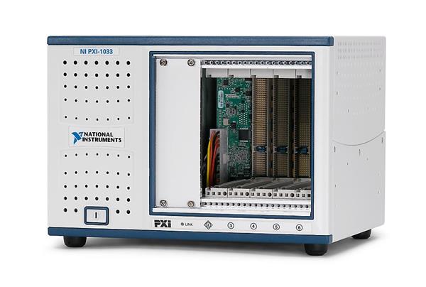 NI PXI-1033 5-Slot PXI Chassis with Integrated MXI-Express Controller