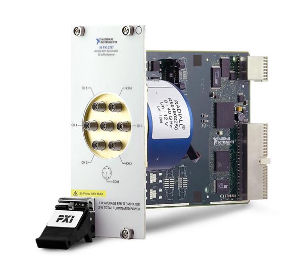 NI PXI-2797 40 GHz 6 × 1 Terminated 50 Ohm Multiplexer