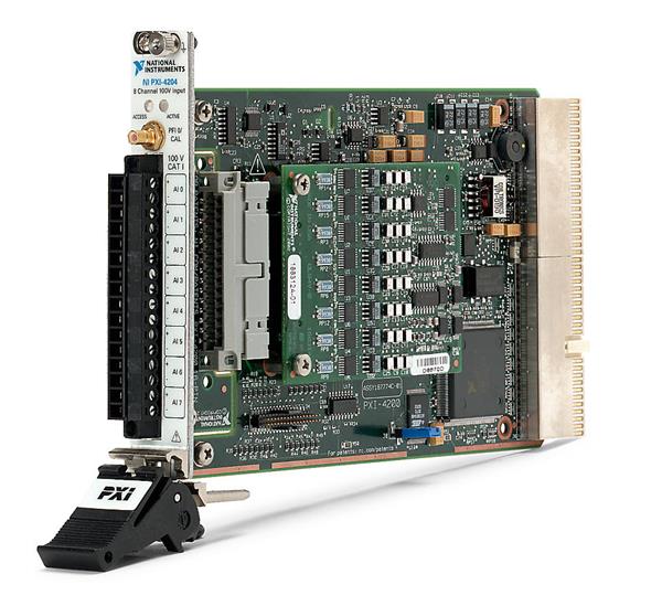 NI PXI-4204 8-Channel Isolated Data Acquisition Module