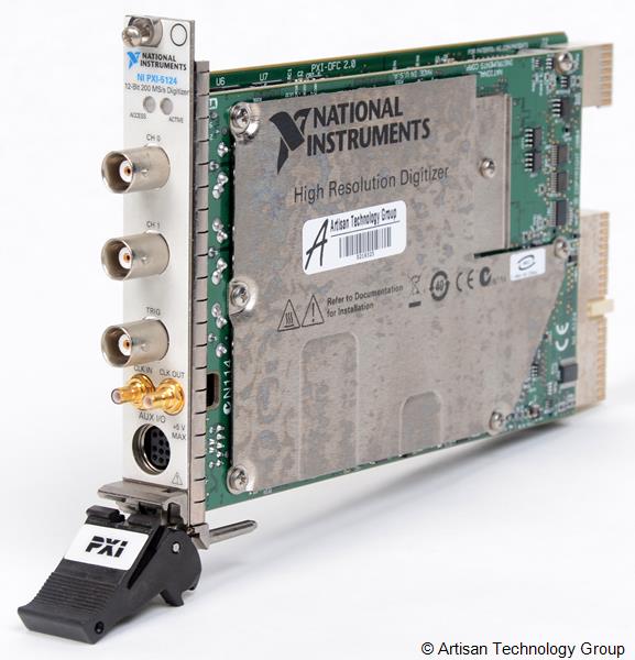 NI PXI-5124 150 MHz 200 MS/s 12-Bit High-Resolution Digitizer (512 MB/Channel)