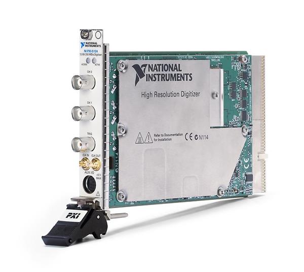 NI PXI-5124 150 MHz 200 MS/s 12-Bit High-Resolution Digitizer
