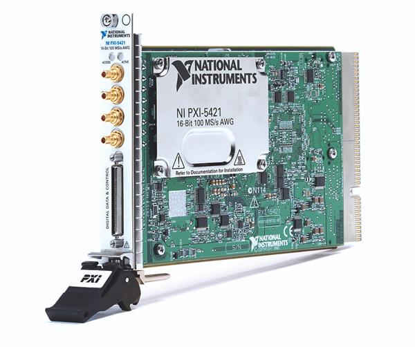 NI PXI-5421 100 MS/s, 16-Bit Arbitrary Waveform Generator