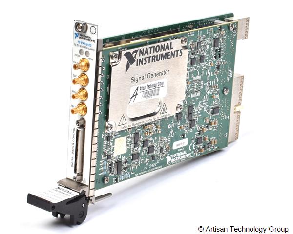 NI PXI-5422 80 MHz Bandwidth, 16-Bit PXI Waveform Generator