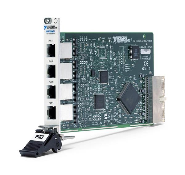 NI PXI-8431/4 RS-485/RS-422 4-Channel Serial Interface