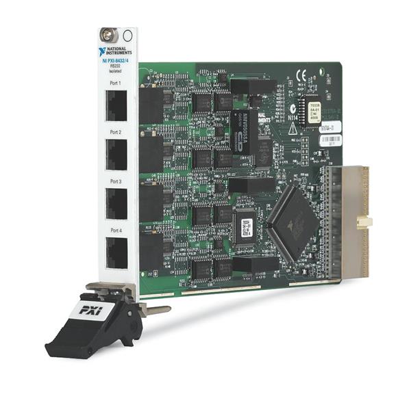National Instruments PXI-8432/4 RS-232 High-Performance, Isolated 4-Port Serial Interface