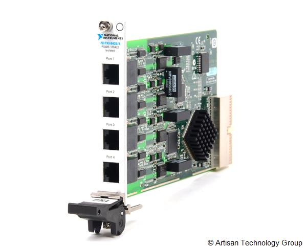 NI PXI-8433/4 RS485/RS422 High-Performance, Isolated 4-Port Serial Interface
