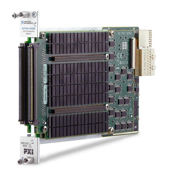 National Instruments PXIe-2532B 512-Crosspoint Matrix Switch Module