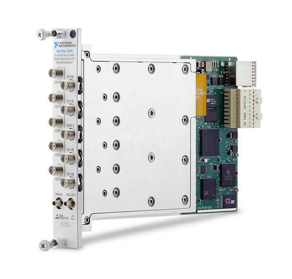 National Instruments PXIe-2543 6.6 GHz Dual 4 × 1 Terminated Solid State Multiplexer (Dual SP4T)