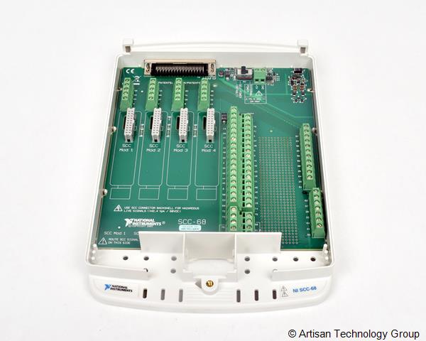 NI SCC-68 68-Pin Terminal Block with SCC Expansion Slots
