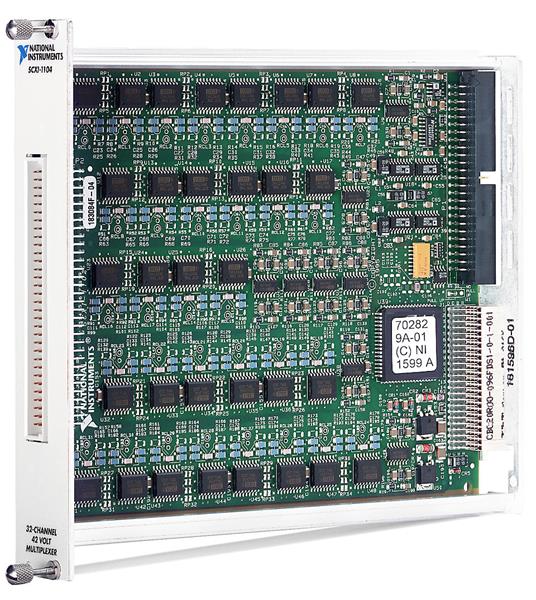NI SCXI-1104C 32-Channel Medium-Voltage Input Module