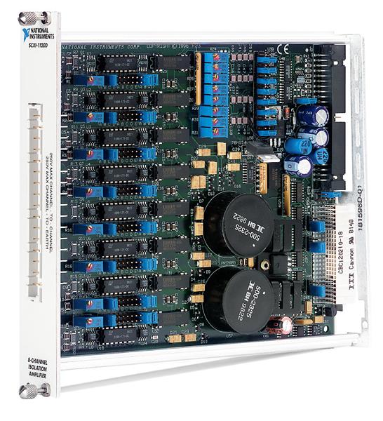 NI SCXI-1120D 8-Channel Isolation Amplifier