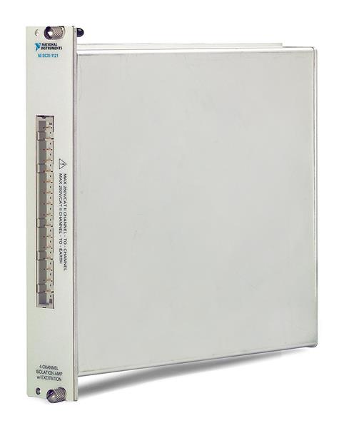 NI SCXI-1121 4-Channel Isolation Amplifier with Excitation
