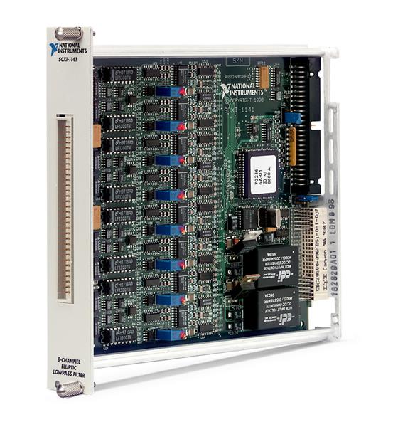 National Instruments SCXI-1141 8-Channel Low-Pass Elliptical Filter Module