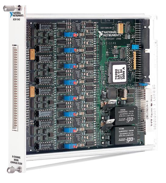 National Instruments SCXI-1142 8-Channel Low-Pass Bessel Filter Module
