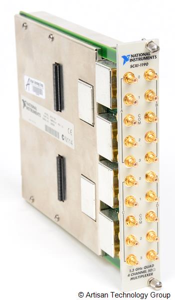 NI SCXI-1190 1.3 GHz Quad 4x1 Multiplexer Module