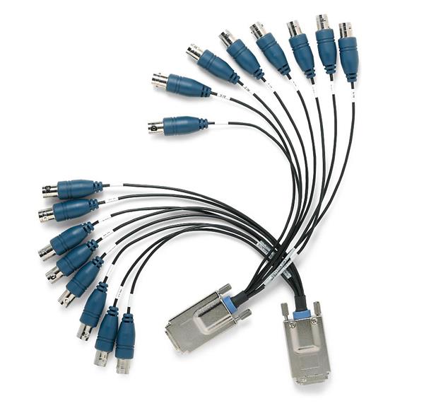 NI 780040-01 AI0-7 and AI8-15 InfiniBand to BNC (Set of 2) SHB4X-8BNC Cables (0.2 Meter)