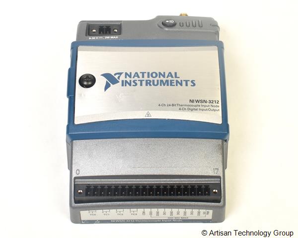 NI WSN-3212 Wireless Sensor Network 4-Channel, 24-Bit Thermocouple Input Node