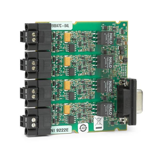 NI sbRIO-9222 4-Channel 16-Bit Simultaneous Analog Input Module