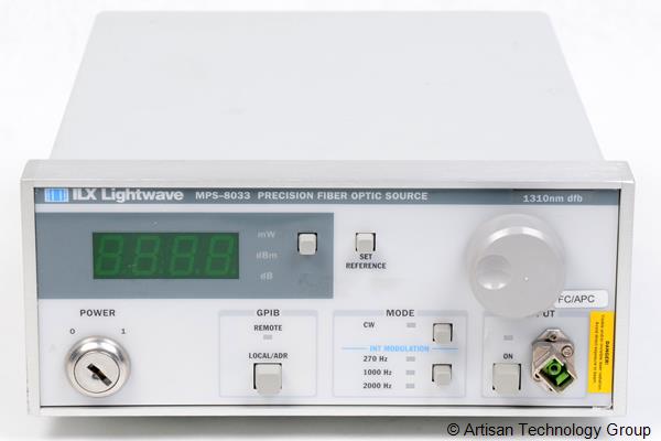 ILX Lightwave MPS-8033 Precision Fiber Optic Source, 1310nm DFB