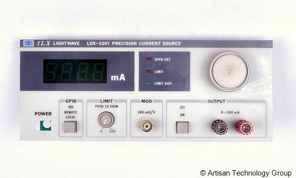 ILX Lightwave  Front Panel for the LDX-3207 Precision Current Source