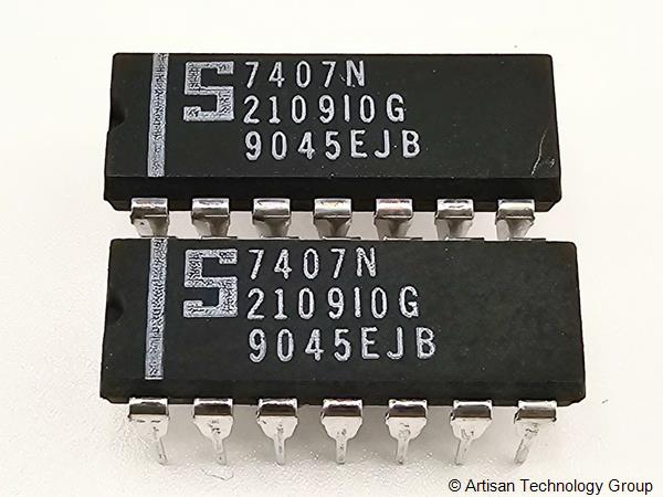Signetics 7407N Hex Buffer/Driver (Set of 2)