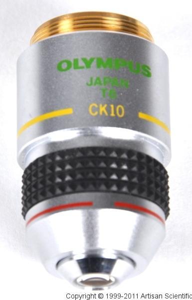Olympus A10PL (CK10) 0.25x/160/0.17 Microscope Objective