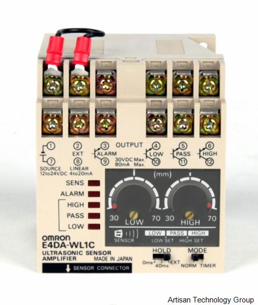 OMRON E4DA-WL1C Ultrasonic Displacement Amplifier