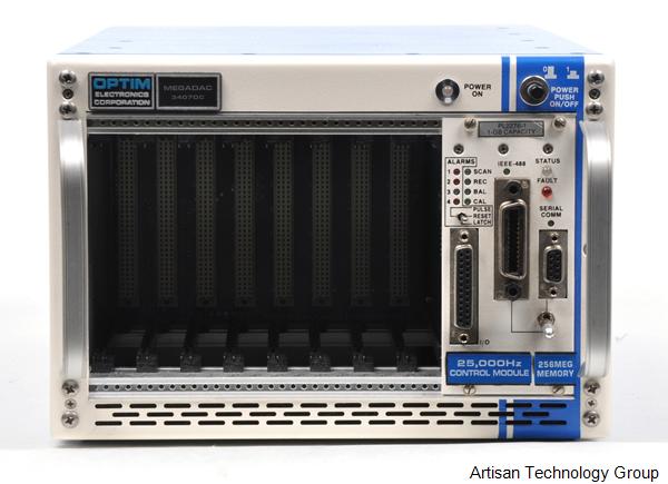 Optim Electronics Megadac 3407DC 8-Slot Data Acquisition Mainframe