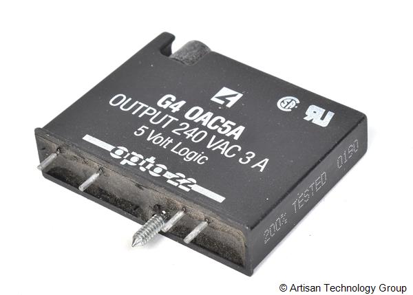 OPTO 22 G4 OAC5A 240VAC 3A 5 VOLT LOGIC DIGITAL OUTPUT I//O MODULE
