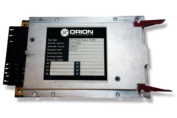 Orion Technologies VPX5100 3U VPX Power Supply