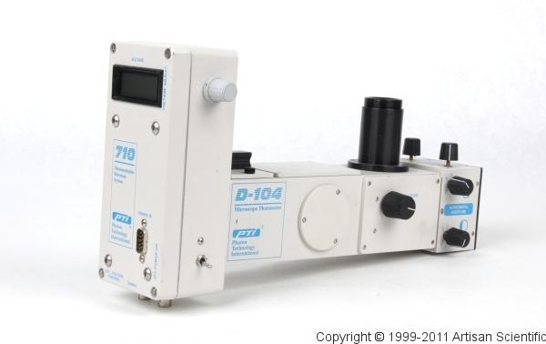PTI D-104 Microscope Photometer w/ 710 Photomultiplier