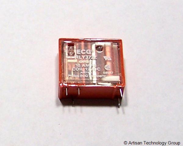 Philips ECG RLY3722 Upright, PC Mountable, DC, 10 Amp, SPDT Relay (Set of 5)