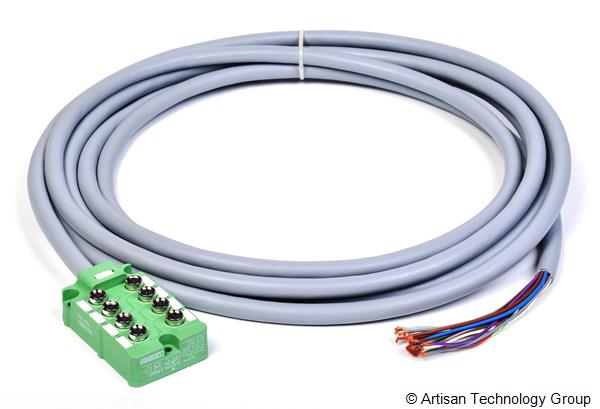 Phoenix Contact SACB-8/ 4P- 5,0PUR-M8 Distribution System, 8-Way M8 with Connected Master Cable (5 Meters)